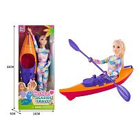 Лялька ST 55669-9 висота 30 см, каяк з веслом, в коробці