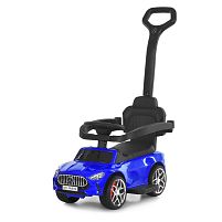 Каталка-толокар Bambi M 6255EL-4 (колеса: Ø5,5"/EVA, батьк. ручка, страхувальний бампер, сидіння: екошкіра, музика, до 30 кг)