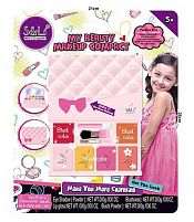 Косметика S 22827 6 тіней, 6 рум'ян, 6 блисків для губ, аплікатор, пензлики, на листі