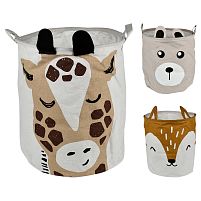 Кошик для зберігання білизни/одягу/іграшок "Animals" складаний 35*40см Stenson R32356