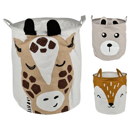 Кошик для зберігання білизни/одягу/іграшок "Animals" складаний 35*40см Stenson R32356