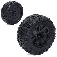 Колесо для дитячого електромобіля Bambi Racer M 6289-EVA WHEEL (заднє та переднє однакові, Ø25 см, ↔10 см, EVA, адаптер під редуктор)