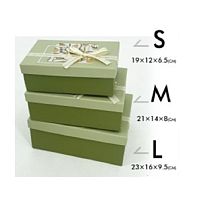 Коробка подарункова "Colorful" 3шт/наб 23*16*10/21*14*8/19*12*7см Stenson R33286G