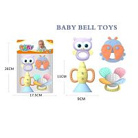 Набір брязкалець 508-107 4 штуки, прорізувач, в пакеті