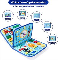 Розвиваюча сумочка С 60512 липучки, пальчикові ігри, фетрові елементи, у пакеті