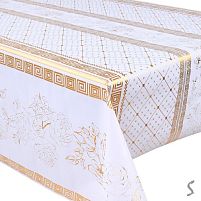 Скатертина-клейонка ПВХ з тисненням на тканевій основі Holiday 1.37*20м Stenson MA-5825