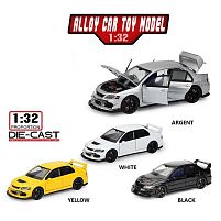 Машинка ТК-12263 "Авто Експерт", 4 кольори, металопластик, 1:32, світло, звук, інерція, відчиняються двері, багажник, капот, 2 режими роботи: з