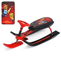 Снігокат дитячий Bambi MS 1778-9 (41*47*106 см, амортизатор: передній, гальма: ножні, рама: метал, лижі: пластик, висота сидіння 28 см)