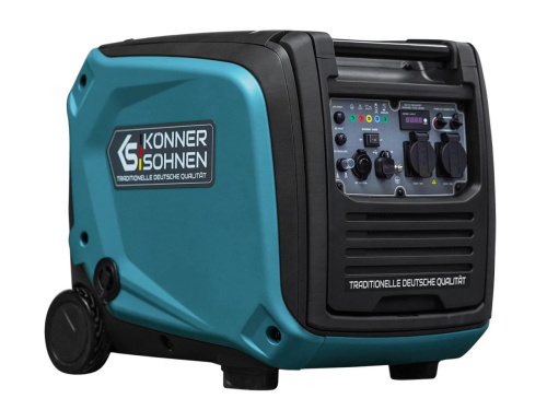 Інверторний комбінований генератор Konner&Sohnen KS 4000iEG S (220V/4 kW, газ/бензин, б/в, користувався 42 мотогодини, в ідеальному стані) фото 7