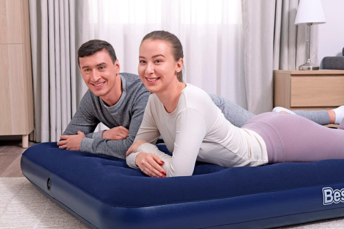 Надувний матрац BestWay 67287 «Matrix» (22*137*191 см, півторамісний, зовнішній електричний насос 220V, до 300 кг) фото 13