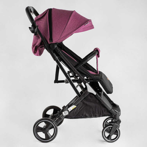 Коляска дитяча прогулянкова Joy Comfort L-30201 (колір ФІОЛЕТОВИЙ, рама сталь з алюмінієм, футкавер, підсклянник, телескопічна ручка) фото 2