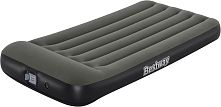 Надувний матрац BestWay 67929 «Cornerstone Airbed» (25*99*188 см, 30 смз підголівником, одномісний, вбудований електронасос на батарейках, до150 кг)
