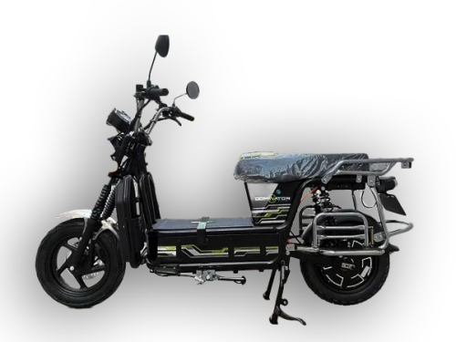 Електроскутер Dominator KNIGHT-RIDER black (колеса: Ø12", акб: 72V/36Ah/Graphene, мотор: 1500W, пробіг на одному заряді до 95 км, до 60 км/г, чорний) фото 3