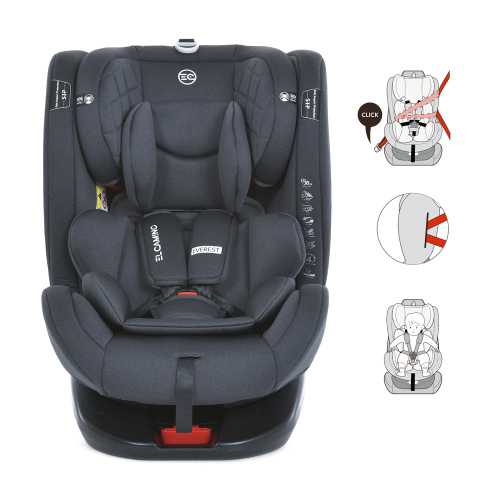 Автокрісло дитяче El Camino ME 1114 EVEREST Dark Gray фото 8