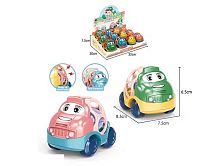 Набір машинок BM 2102 брязкає, гумові елементи, ЦІНА ЗА 12 ШТУК В БЛОЦІ