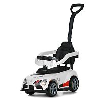 Електромобіль дитячий Bambi Racer M 6129EBLR-1 (каталка-толокар, колеса: Ø6"/EVA, акк: 6V/4,5Ah, мотор: 6V/25W, до 3 км/г, батьк. ручка, до 30 кг)