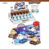 Набір спецтехніки LL-24 ЦІНА ЗА 12 ШТУК В БЛОЦІ, інерційний механізм, в коробці