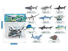 Набір тварин YJ 806 D 10 фігурок, 1 кораловий риф, в пакеті