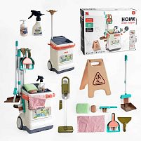 Набір для прибирання 667-62 20 елементів, пилосос на батарейках, в коробці