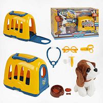 Собачка 906-1 переноска, миска з їжею, інструменти ветеринара, в коробці