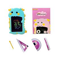 Дошка для малювання 2688 - MC1 LCD - екран, кольоровий малюнок, 2 стилуси, 3 лінійки, в коробці