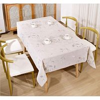 Скатертина-клейонка ПВХ Adajio сіра 1.37*20м Stenson MA-5645K