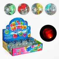 М`яч стрибун С 65471 "TK Group", ЦІНА ЗА 12 ШТУК В БЛОЦІ “Кит” блискітки, в коробці