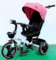 Велосипед 9155 / 345-62 BestTrike "Marco" поворотне сидіння, складне кермо, колеса з прогумованим PU, кошик, телескопічна ручка, фара музична