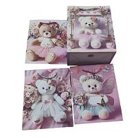 Пакет подарунковий паперовий S "Teddy" 18*23*10см Stenson R98406-S
