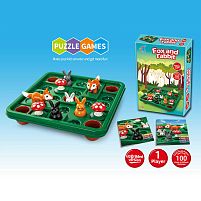 Настільна гра XT 2016 фігурки тварин, ігрове поле, 100 завдань, в коробці