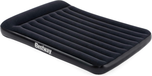Надувний матрац BestWay 67464 «Aerolax Airbed» (25*152*203 см, 30 см з підголівником, двомісний, вбудований електронасос 220V, до 273 кг)