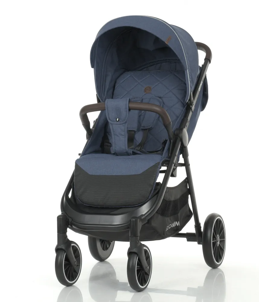 Коляска дитяча прогулянкова El Camino ME 1083 OPTIMA Navy Blue фото 2