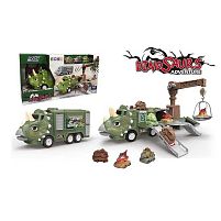 Парковка SJ 691 A-1 інерційний механізм, 3 машинки, підйомний кран, 10 мелодій, звуки роботи, рик, підсвічування, наліпки, інструкція, в коробці