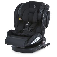 Автокрісло El Camino ME 1045 Moon Black (встановлення проти/по ходу руху, поворотне на 360º, вага дитини: до 36 кг, ремень безпеки, вік 0+)