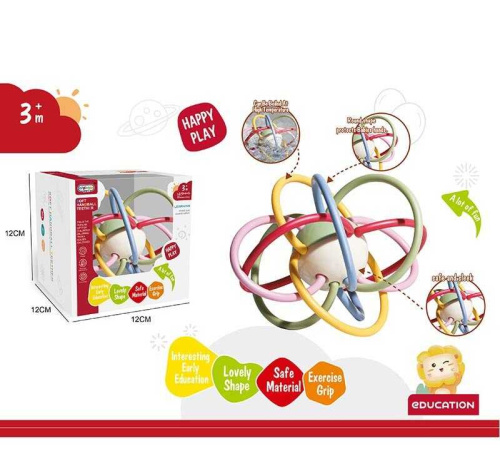 Брязкальце 668-223 гумові елементи, в коробці