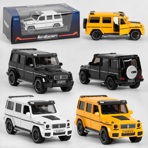 Джип EL 1208 "Auto Expert" 3 кольори, металопластик, 1:24, інерція, світло, звук, відкриваються двері, в коробці, ВИДАЄТЬСЯ ТІЛЬКИ МІКС ВИДІВ