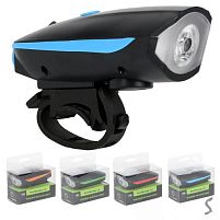 Ліхтарик акумуляторный для велосипеда USB 1200mAh 10*5см Stenson VL37074