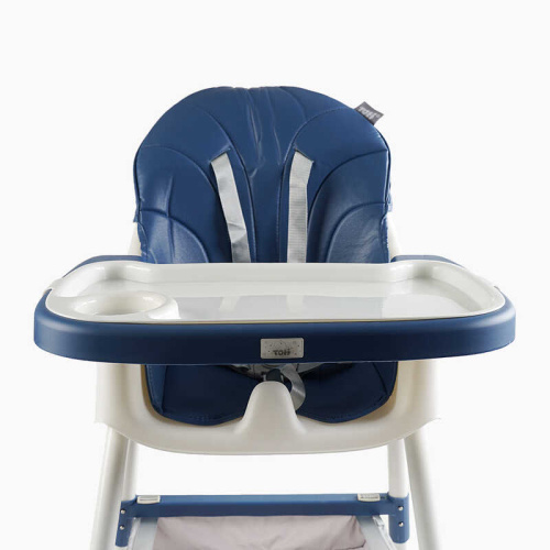 Стільчик для годування Toti Т-40517 сталева конструкція, матеріал тканини PU, знімний столик, корзинка, в коробці фото 3