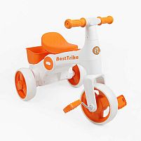 Велосипед дитячий триколісний Best Trike BR-09316 (колеса: PU, рама пластик, кошик, озвучування, до 20 кг)