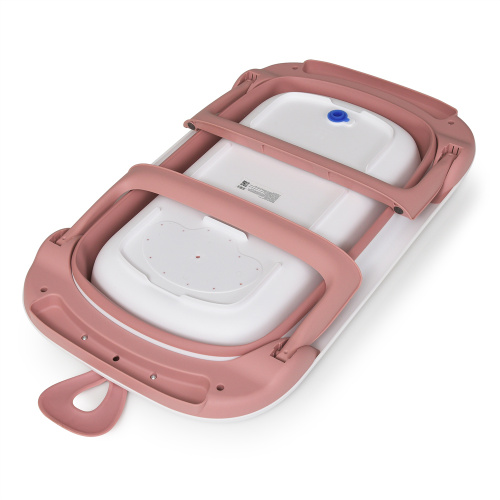 Ванночка для немовлят El Camino ME 1106 T-CONTROL Pink (23*51*87 см., складна) фото 5