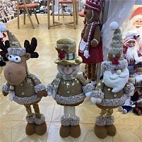 Фігура новорічна "Santa&Co" 60см (ноги-телескоп) Stenson R96521