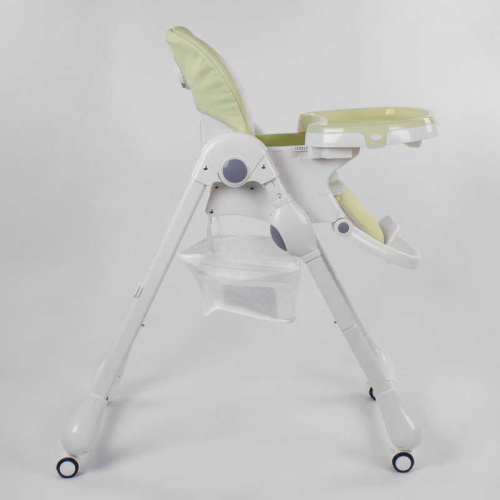 Стільчик для годування немовлят Toti W-56077 (м'який PU, м'який вкладиш, 4 колеса, знімний столик, в коробці) фото 3