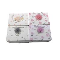 Пакет подарунковий паперовий S "Flowers" 14.5*19.5*8.5cм Stenson R40878-S