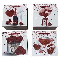 Пакет подарунковий паперовий S "Love" 18*23*10см Stenson R94967-S