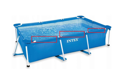 Балка Intex 12162 (горизонтальна, тип: «B», ↔972 мм, Ø51/53 мм, Ø52.5/57 мм, до прямокутних бассейнів серії Rectangular Metal Frame ▭300*200*75 см) фото 4