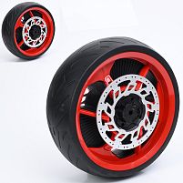 Колесо для дитячого електромотоцикла Bambi Racer M 6358-R-WHEEL (заднє, Ø37,5 см, ↔12,5 см, EVA)