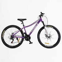 Велосипед двоколісний спортивний Corso MB-23960 «Amber» (колеса Ø27.5"/гума, рама: 15"/сталь, швидкостей: 21)