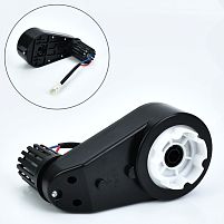 Редуктор колеса в зборі з мотором для дитячого електромобіля Bambi Racer M 6146-GEAR BOX (12V, 45W, RPM15000, отвір під вісь: Ø12 мм, ↔19 см)