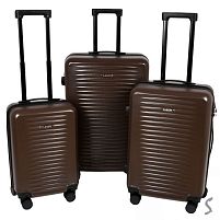 Валіза пластик 20/24/28 3шт/наб Stenson R35747-BR