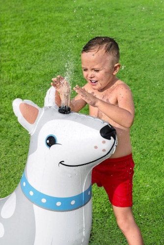 Іграшка дитяча надувна BestWay 52570 «Happy Husky» (44*100*112 см, розбризкувач, ремкомплект) фото 8